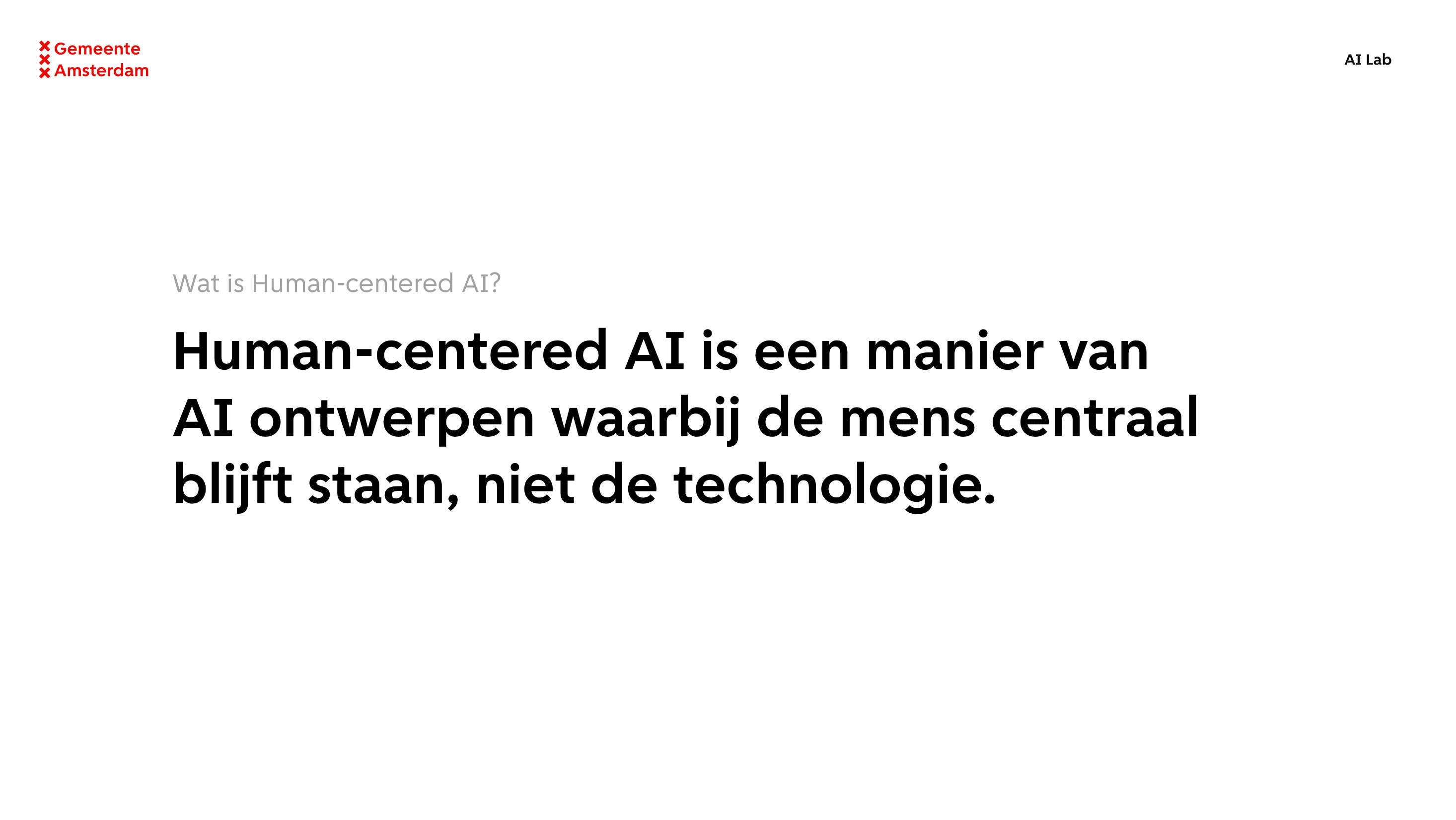 Human centered AI 1